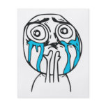 Cuteness Overload Cute Rage Face Meme flyers