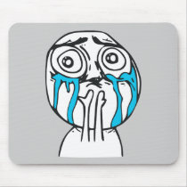 Cuteness Overload Cute Rage Face Meme Mousepads