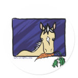 CutePony Round Sticker