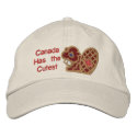 Cutest Beaver embroidered hats by CanadianGear Cutest Beaver embroidered hats