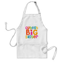 Cutest Big Sister Aprons