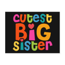 Cutest Big Sister Postcards