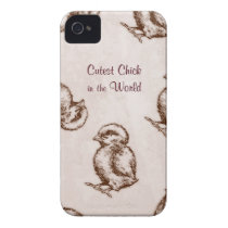 "Cutest Chick in the World" iphone case casemate cases