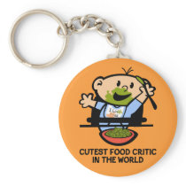 Cutest Food Critic Keychain