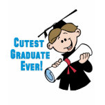 Cutest Graduate Boys Tee Shirt