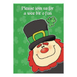 CUTEST LEPRECHAUN St. Patricks Day Invitation