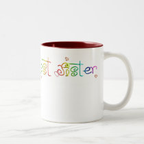 Cutest Sister Mug mugs