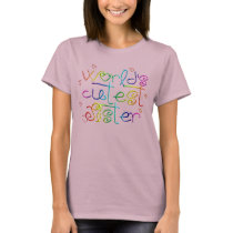 Cutest Sister Tees t-shirts