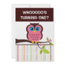 Cutesy Owl Kids Birthday ...