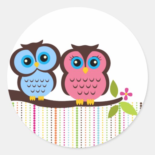 Cutesy Owl Stickers