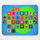 Cutie Alphabet Mousepad mousepads