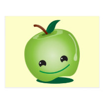 Cutie apple kawaii cute postcards
