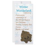 Cutie Brown Bear rack cards