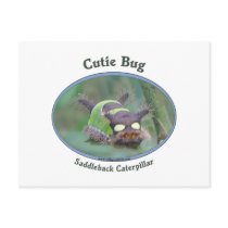 Cutie Bug Caterpillar Post Card