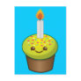 Cutie Cupcake Happy Birthday smiles Postcard