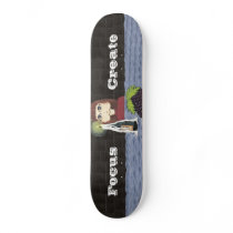 Cutie does Focus and Create Candle Work Skate Decks