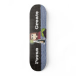 Cutie does Focus and Create Candle Work Skate Decks