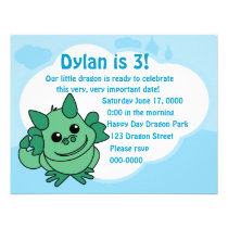 Cutie Dragon invitations