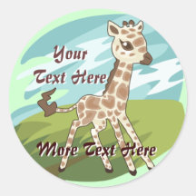 Cutie Giraffe Stickers