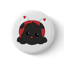 Cutie Lady Bug buttons by candystore Cutie Lady Bug buttons