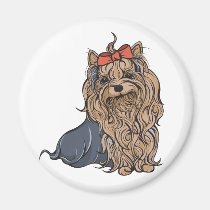 Cutie Pa-tootie Yorkie magnets