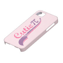 Cutie Pi Retro Geek Girl iPhone5 case iPhone 5 Case