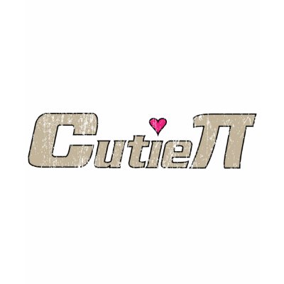 Cutie Pi T Shirt by GaspWare