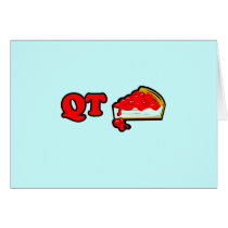 Cutie Pie - QT Pie baby t-shirt Greeting Cards