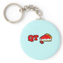 Cutie Pie - QT Pie baby t-shirt Key Chains