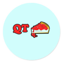 Cutie Pie - QT Pie baby t-shirt Stickers