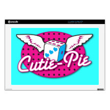 Cutie Pie rockabilly design NP Decals For 17" Laptops