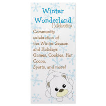 Cutie Polar Bear rack cards