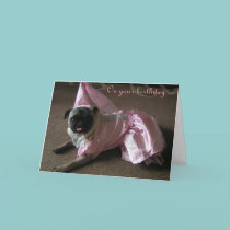 Cutie Pug Princess cards
