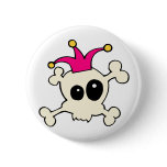 Cutie Skulls Jester buttons