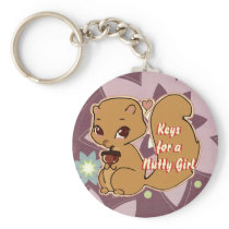 Cutie Squirrel Keychain
