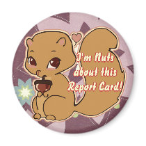 Cutie Squirrel Magnet