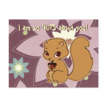 Cutie Squirrel Postcard