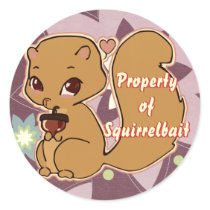 Cutie Squirrel Stickers