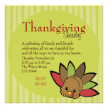 Cutie Turkey Invitation