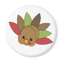 Cutie Turkey Magnets