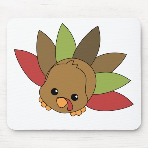 Cutie Turkey Mousepads