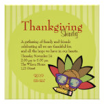 Cutie Turkey Personalized Invite