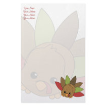 Cutie Turkey stationery by candystore Cutie Turkey stationery
