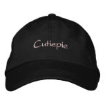 Cutiepie Embroidered Baseball Cap