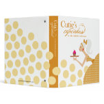 Cutie's Cupcakes Confection Bakery Avery Binder