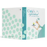 Cutie's Cupcakes Confection Bakery Avery Binder