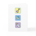 Cutietoots Baby Shower Invitation cards