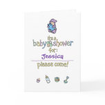 Cutietoots Baby Shower Invitation Cards