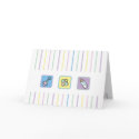 Cutietoots Notecard - Crayon Lines and Baby Stuff by cutietoots Cutietoots Notecard - Crayon Lines and Baby Stuff