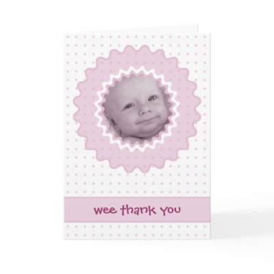 Cutietoots Thank You Note template Greeting Cards by cutietoots